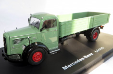 SCHUCO Mercedes L6600 transportor bena 1955 1:43 foto