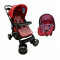 Carucior nou nascut 2 in 1 Baby Care K 719A - Rosu