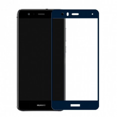Folie protectie sticla securizata fullsize pentru Huawei P10 Lite, albastru foto