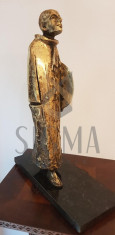 SCULPTURA ION IANCUT &amp;quot; CEASUL SOLAR &amp;quot; ( bronz- lucrare autentica de atelier !! ) foto