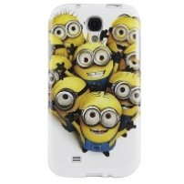 Husa silicon TPU Samsung I9500 Galaxy S4 Minions foto