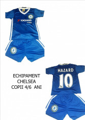 ECHIPAMENTE FOTBAL COPII 4/6 ANI, CHELSEA-HAZARD foto