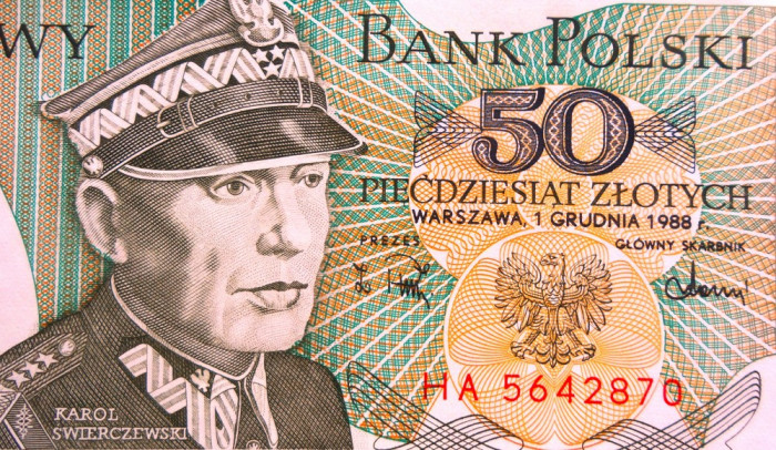 Bancnota 50 ZLOTI / ZLOTYCH - POLONIA anul 1988 * cod 552 = UNC - din fasic