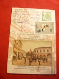Ilustrata - Amintiri din Bucuresti - Piata Sf. Gheorghe la inceput de secol