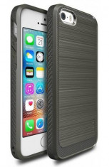 Husa Protectie Spate Ringke Onyx Mist Grey plus folie protectie pentru Apple iPhone 5 / 5S / SE foto