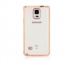 Husa din silicon Electroplating pentru Samsung Galaxy NOTE 3, auriu foto