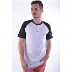 Tricou Bumbac Jack&amp;amp;Jones Originals Stan Grandad Slim Fit Negru foto