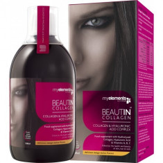 Beautin Colagen lichid cu Mango si Pepene Galben + Magneziu 500 ml, myelements foto