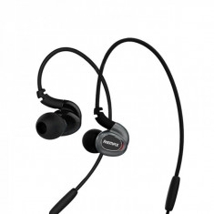 Casti bluetooth stereo cu magnet REMAX RB-S8, negru foto