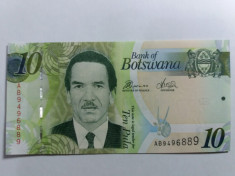 Botswana 10 pula -UNC foto