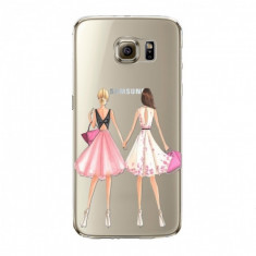 Husa din silicon pentru Samsung S6 Edge BFFS , transparent foto