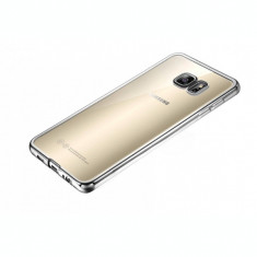 Husa din silicon Electroplating pentru Samsung Galaxy S6 EDGE, argintiu foto