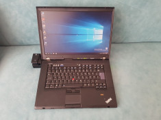 Laptop Lenovo T500 - Intel P8400 2.3Ghz RAM 4Gb - HDD 500Gb - Docking GRATUIT ! foto