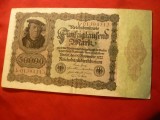 Bancnota 50 000 Marci 1922 , Germania,burelaj violet