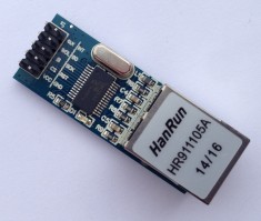 Mini ENC28J60 Ethernet LAN Network Module pentru Arduino (e.524)
