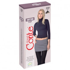 Ciorap gros de bumbac cu talie joasa Cotton Top,Conte Elegant foto