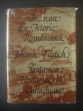 JOHANN FILSTICH - INCERCARE DE ISTORIE ROMANEASCA