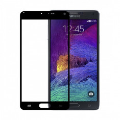 Folie protectie sticla securizata fullsize pentru Samsung Galaxy Note 4, negru foto