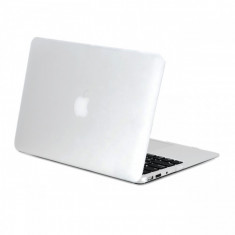 Carcasa din plastic mat cauciucat pentru MacBook Air 13-inch A1466 / A1369, transparenta foto