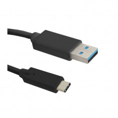 Qoltec Cablu USB 3.1 type C Male - USB 3.0 Male 1.2m Black foto