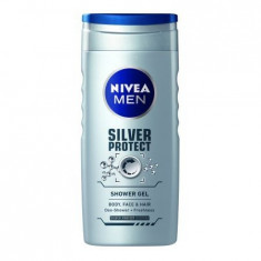 Gel de dus Nivea Bathcare Silver Protect, 250ml foto