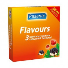 PREZERVATIVE PASANTE FLAVOURS 3 buc foto