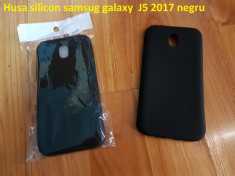 Husa silicon samsug galaxy J5 2017 negru foto