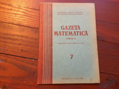 Revista / Gazeta matematica anul XXIV - nr 7 / iulie 1973 ! foto