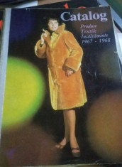 Catalog Produse textile incaltaminte 1967-1968,modele dama/barbati,rochii,costum foto