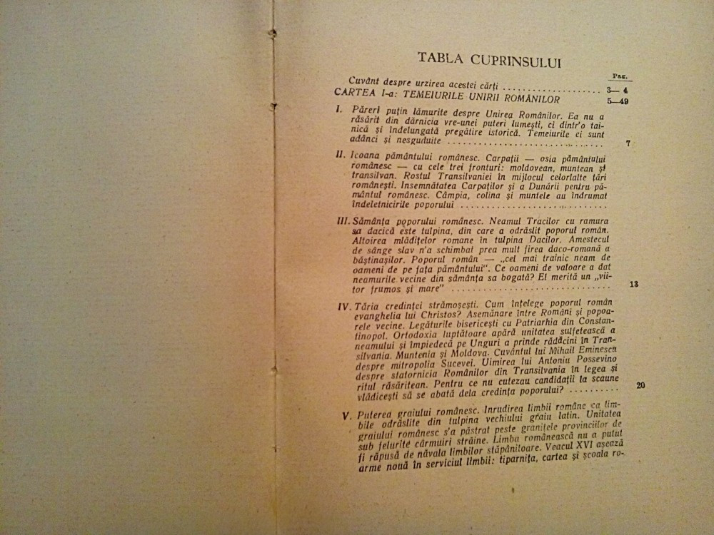 ISTORIA UNIRII ROMANILOR - I. Lupas - Cartea Satului, 1937, 407 p., Alta  editura | Okazii.ro