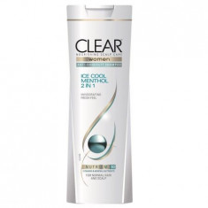 Sampon Clear Ice Cool Menthol 2 in 1 pentru femei 400ml foto