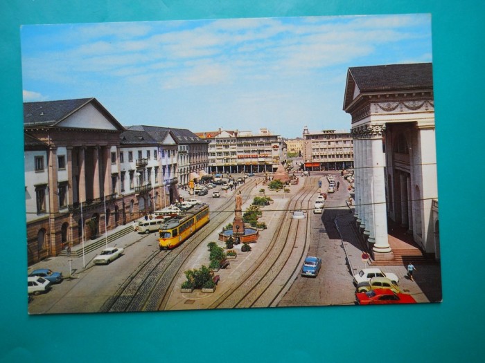 HOPCT 32665 GERMANIA KARLSRUHE / PIATA CENTRALA /TRAMVAI -NECIRCULATA foto mare HOPCT 32665 GERMANIA KARLSRUHE / PIATA CENTRALA /TRAMVAI -NECIRCULATA foto mare