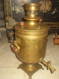 Antic samovar pe jar tara de provenienta Rusia,perioada anilor 1900