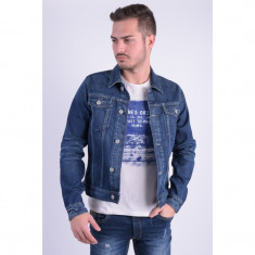 Geaca Blugi Bumbac Jack&amp;amp;Jones Jean Albastru foto