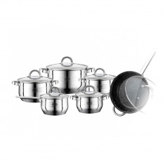 Set oale inox cu capac 12 piese PH-15797 foto