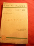 V.Alecsandri - Calatorii - Ed. 1943 ingrijita de Ion Pillat- Cartea Romaneasca