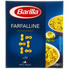 Paste fainoase Farfalline nr 59 Barilla, 500g foto