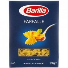 Paste fainoase Farfalle nr 65 Barilla, 500g foto