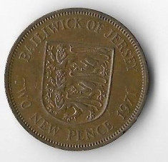 Moneda 2 pence 1971 - Jersey foto