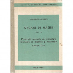 Constructii de masini. Organe de masini. Vol. 1a, 1bc, 1d foto