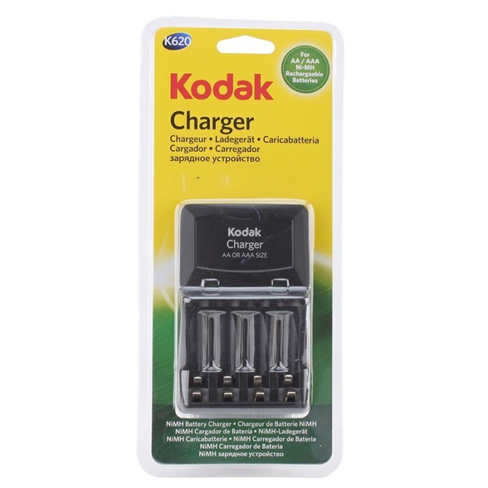 Incarcator pentru 4 baterii reincarcabile, AA/AAA Ni-Mh, Kodak foto mare Incarcator pentru 4 baterii reincarcabile, AA/AAA Ni-Mh, Kodak foto mare