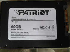 SSD 60 Gb Patriot 6Gb/s foto