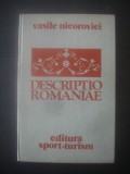 VASILE NICOROVICI - DESCRIPTIO ROMANIAE, Alta editura