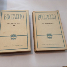 DECAMERONUL BOCCACCIO 2VOL,CARTONATE,R4 foto