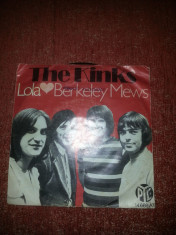 The Kinks-Lola/Berkeley Mews-PYE Ger 1970-single vinil 7&amp;quot; foto