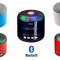 Mini boxa cu LED-uri colorate, bluetooth, mp3, radio, handsfree