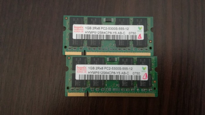 Kit 2GB RAM DDR2 667Mhz SO-DIMM Laptop foto mare Kit 2GB RAM DDR2 667Mhz SO-DIMM Laptop foto mare