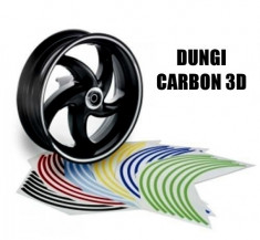 Dungi decorare jante - Carbon 3D foto