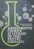 EXPERIMENTE CHIMICE SI LUCRARI DE CERC PENTRU GIMNAZIU - Petroveanu, Munteanu