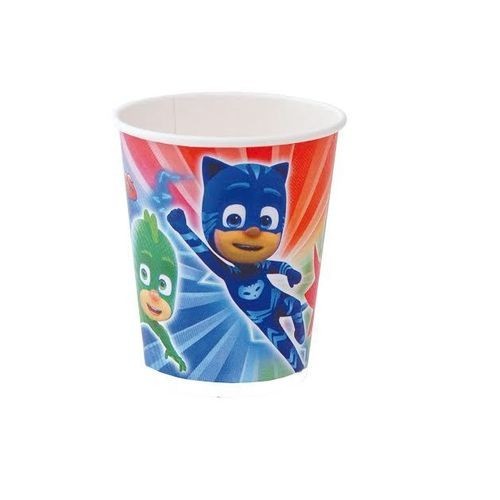 Set 8 pahare petrecere PJ Masks-Eroi in Pijama foto mare Set 8 pahare petrecere PJ Masks-Eroi in Pijama foto mare